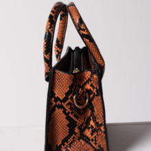 Load image into Gallery viewer, Mini Faux Snakeskin Bag
