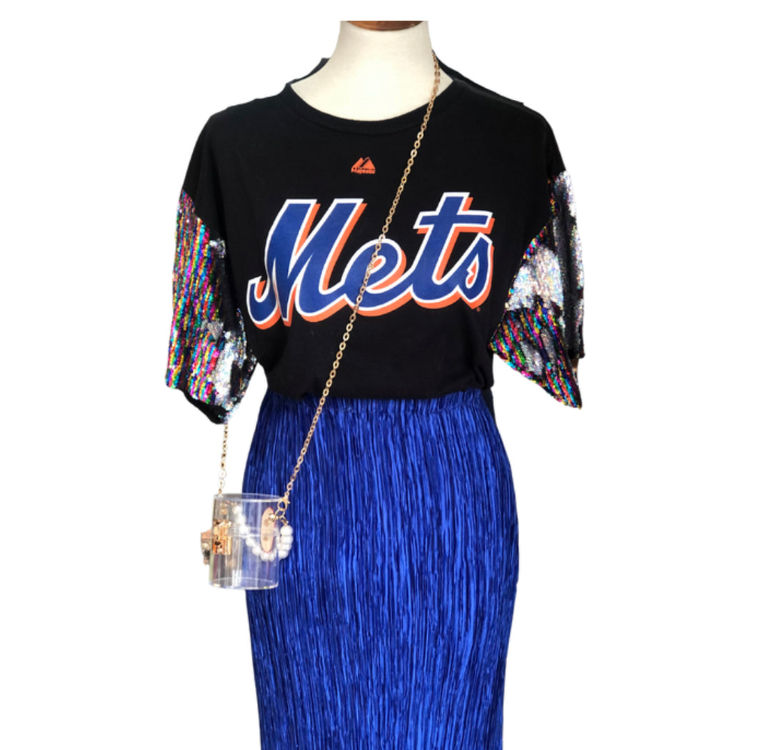 Mets Sequined T-Shirt